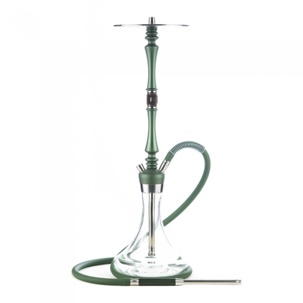 Кальян Hoob Mars Pro British Racing Green X Stainless Steel Prima Pro Дымчатый X Gold в Новосибирске