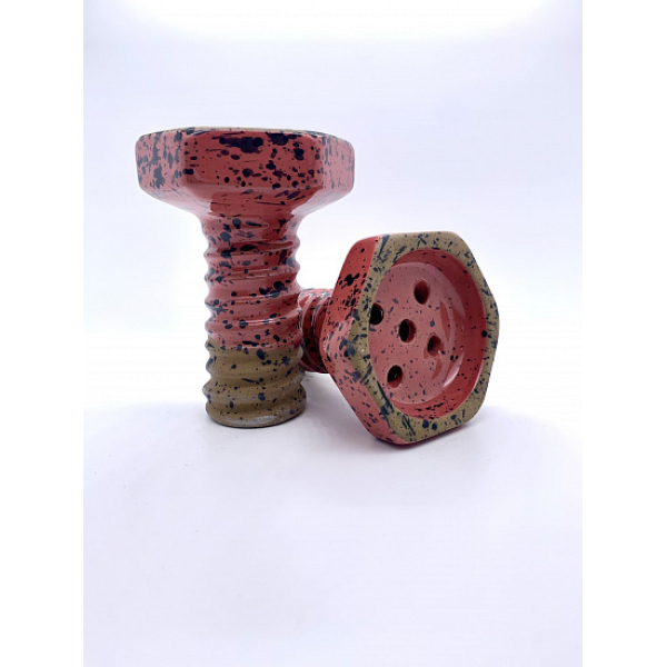 Чаша Thor Evil Screw Bowl Clay Красно Розовый в Новосибирске