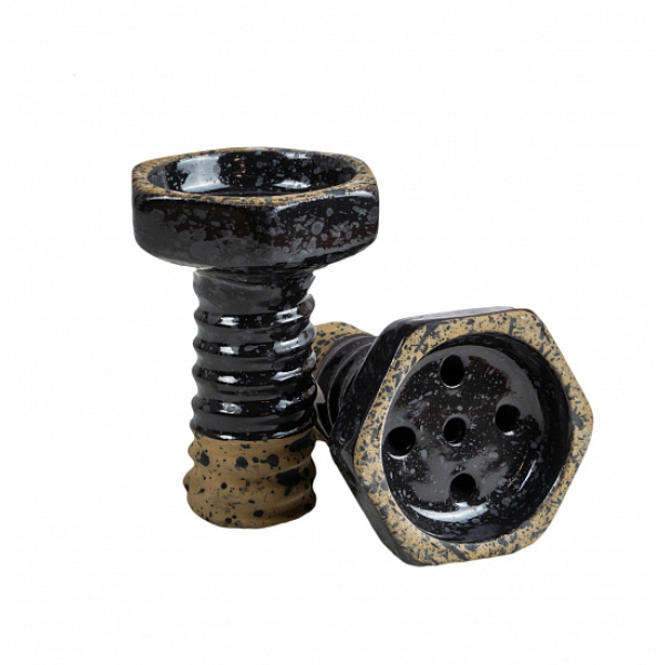 Чаша Thor Evil Screw Bowl Glaze Черный Пепельный в Новосибирске