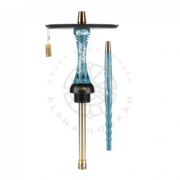 Кальян Alpha Hookah X VNDL Azure Синий (42 см) в Новосибирске