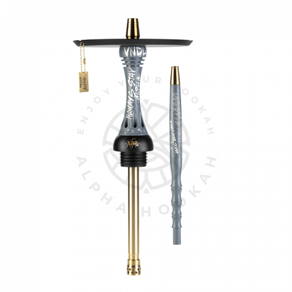 Кальян Alpha Hookah X VNDL Nardo Grey Серый (42 см) в Новосибирске