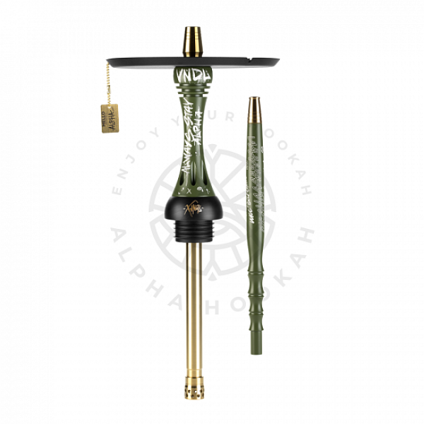 Кальян Alpha Hookah X VNDL Olive Зелёный (42 см) в Новосибирске