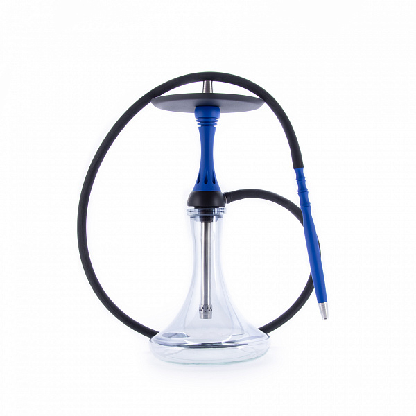 Кальян Alpha Hookah X Blue Matte (Синий, 42 см) в Новосибирске