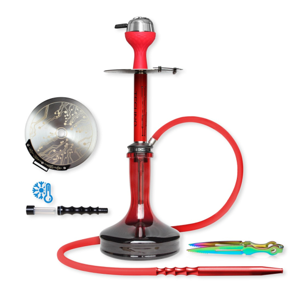Кальян Seven star TE1 TECHNO Red 60см в Новосибирске