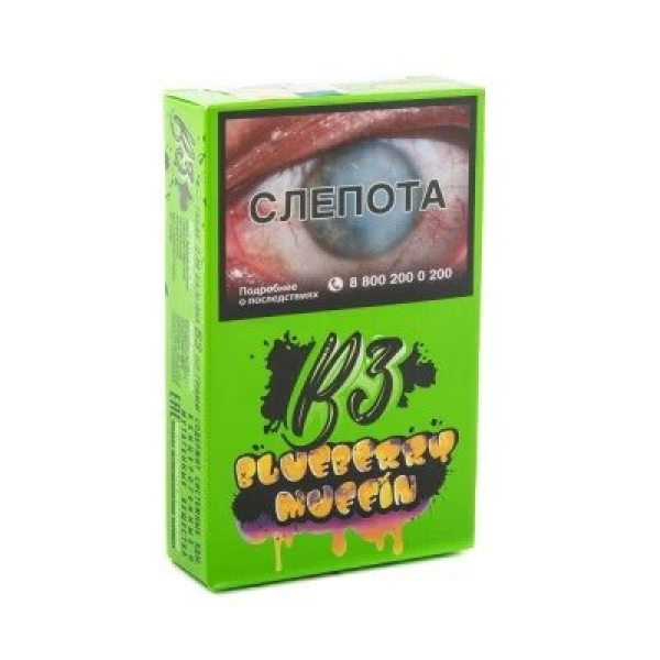 Табак B3 Blueberry Muffin (Черничный Маффин) 50 гр в Новосибирске