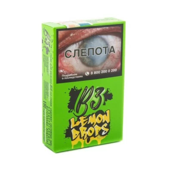 Табак B3 Lemon Drops (Лемонные леденцы) 50 гр в Новосибирске