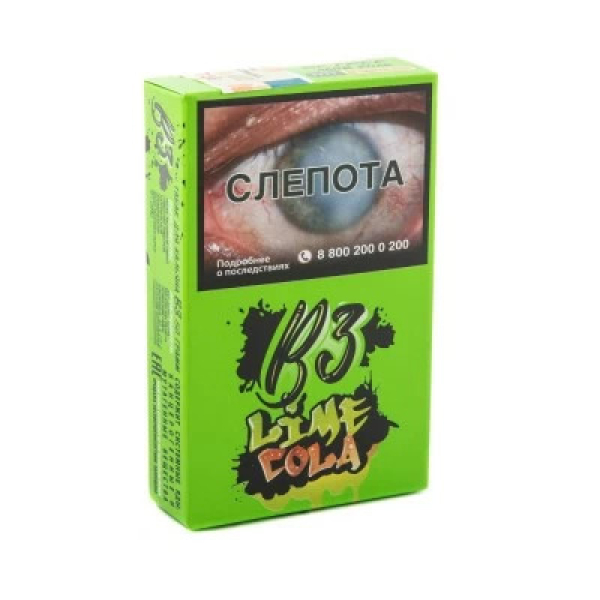 Табак B3 Lime Cola (Лайм Кола) 50 гр в Новосибирске