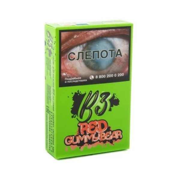 Табак B3 Red Gummy Bear (Красные Мишки Гамми) 50 гр в Новосибирске