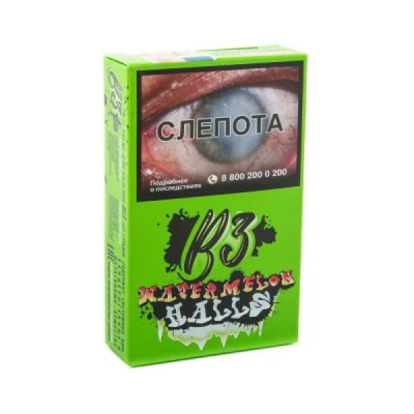 Табак B3 Watermelon Halls (Ледяной Арбуз и Дыня) 50 гр в Новосибирске
