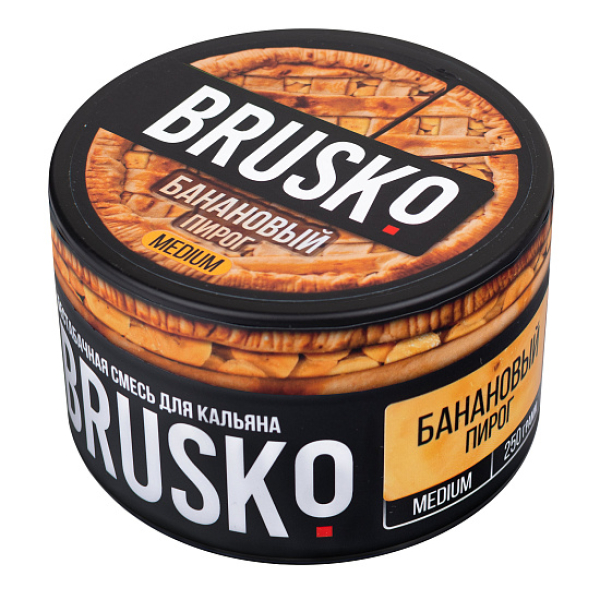 Смесь BRUSKO БАНАНОВЫЙ ПИРОГ (MEDIUM) 250 гр в Новосибирске