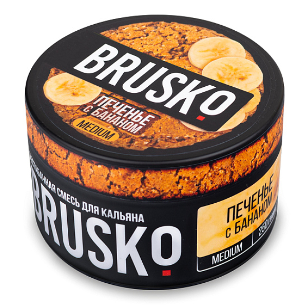 Смесь BRUSKO ПЕЧЕНЬЕ С БАНАНОМ (MEDIUM) 250 гр в Новосибирске