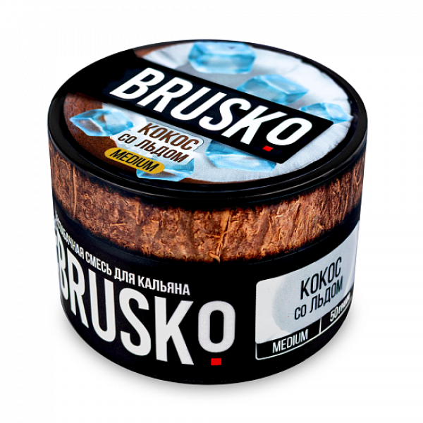 Смесь Brusko Medium Кокос лед 50 грамм в Новосибирске