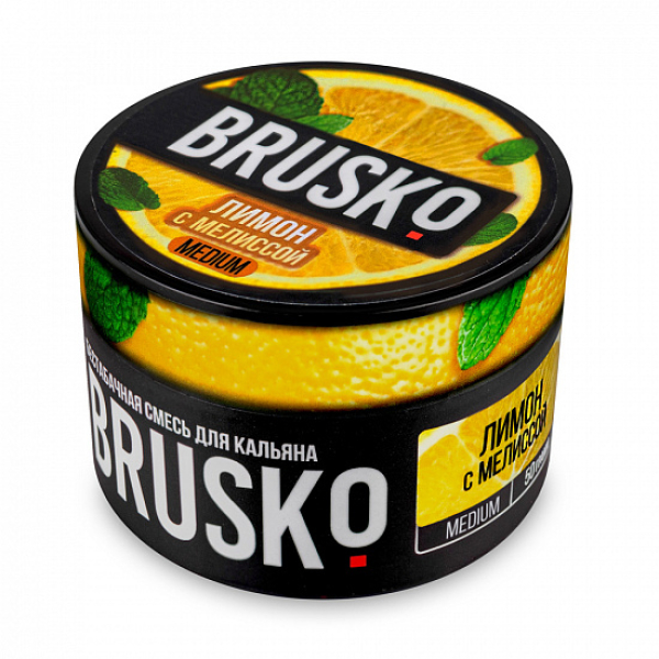Смесь Brusko Medium Лимон мелисса 50 грамм в Новосибирске