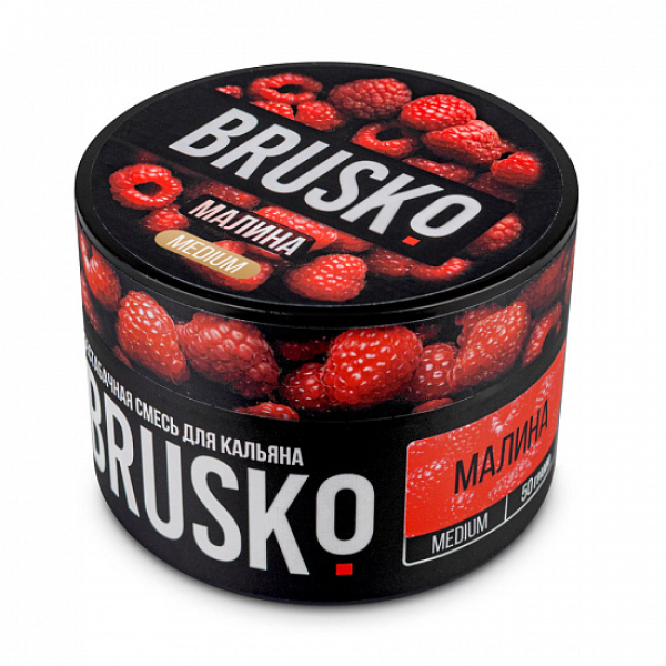 Смесь Brusko Medium Малина 50 грамм в Новосибирске