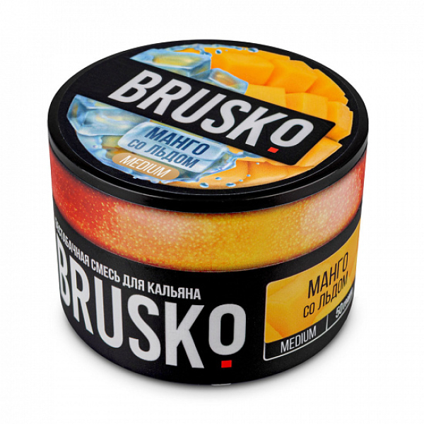 Смесь Brusko Medium Манго лед 50 грамм в Новосибирске