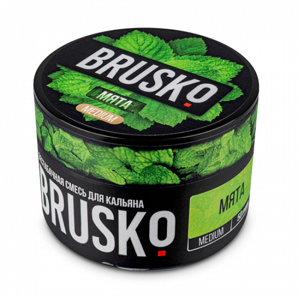 Смесь Brusko Medium Мята 50 грамм в Новосибирске