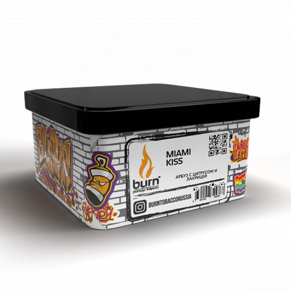 Табак BURN MIAMI KISS 200 грамм в Новосибирске