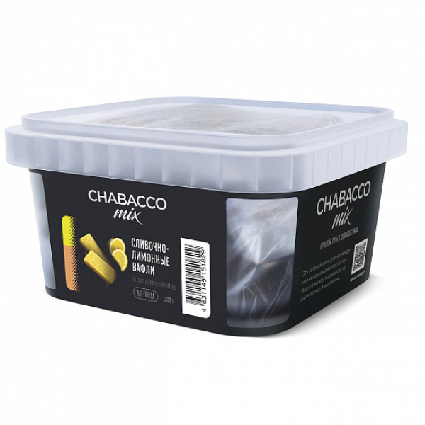 Смесь Chabacco mix Creamy Lemon Waffles (Сливочно-лимонные вафли) 200 гр в Новосибирске
