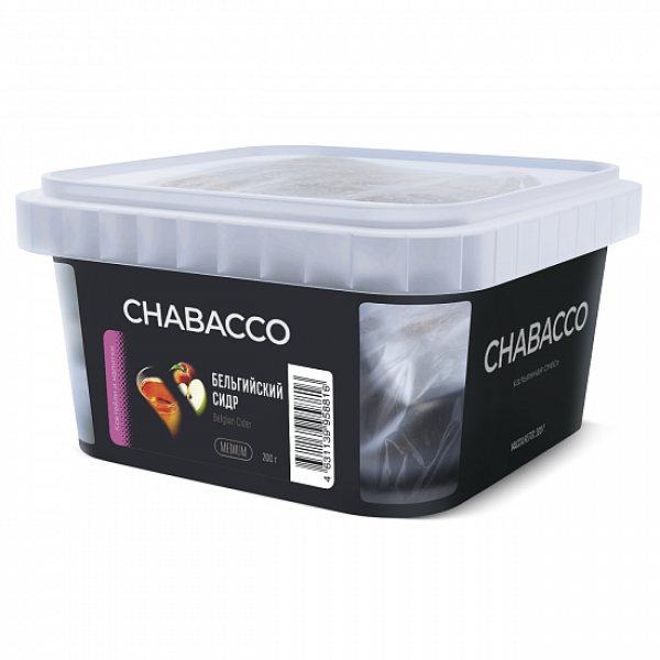 Смесь Chabacco Medium Belgian Cider (Бельгийский Сидр) 200 гр в Новосибирске