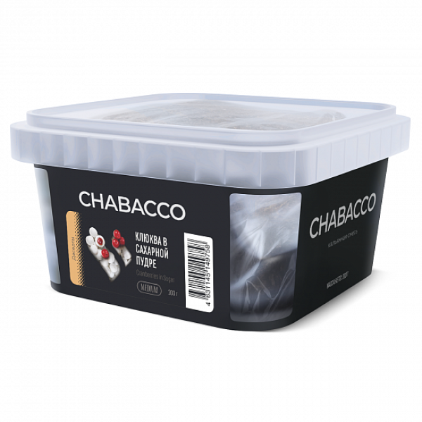 Смесь Chabacco Medium Cranberries In Powdered Sugar (Клюква В Сахарной Пудре) 200 гр в Новосибирске