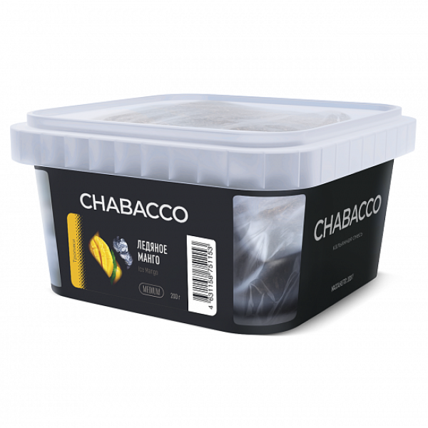 Смесь Chabacco Medium Ice Mango (Ледяной Манго) 200 гр в Новосибирске
