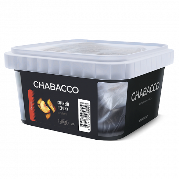Смесь Chabacco Medium Juicy Peach (Сочный Персик) 200 гр в Новосибирске