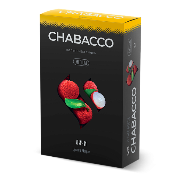 Смесь Chabacco Medium LYCHEE BISQUE (ЛИЧИ) 50 гр в Новосибирске