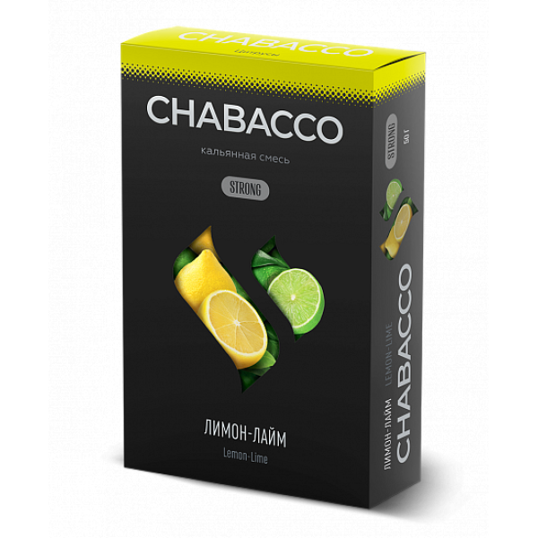 Смесь Chabacco Strong Lemon Lime 50 гр в Новосибирске