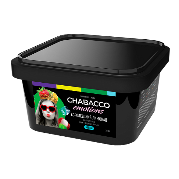 Смесь Chabacco Medium Emotions Royal lemonade (Королевский лимонад) 200 гр в Новосибирске