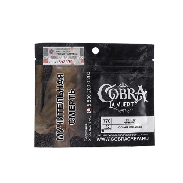 Табак Cobra La Muerte Irn Bru 40 гр в Новосибирске