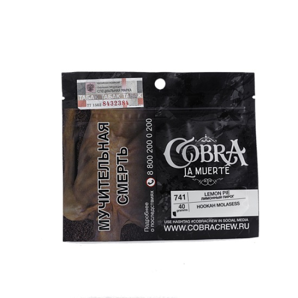 Табак Cobra La Muerte Lemon Pie 40 гр в Новосибирске