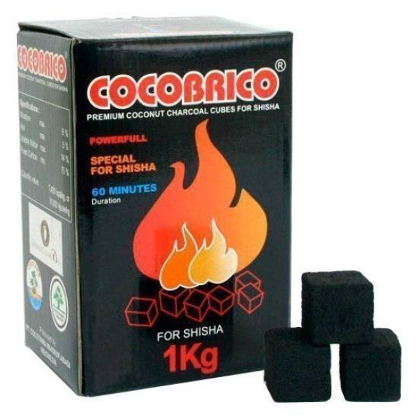 Уголь для кальяна CocoBrico 1 кг в Новосибирске