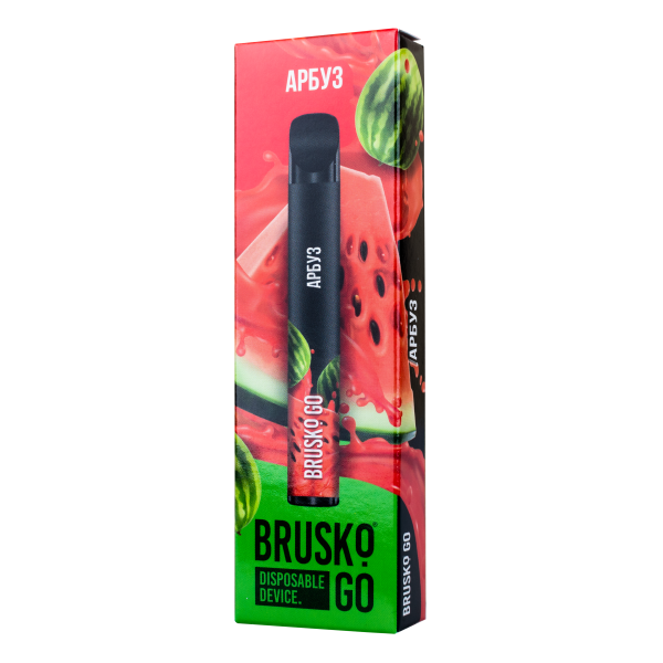 Одноразовая электронная сигарета Brusko Go Арбуз 800 затяжек в Новосибирске