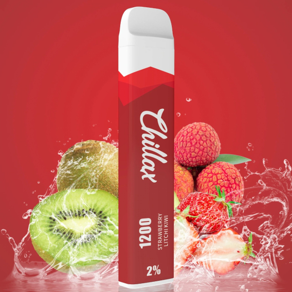 Chillax Strawberry Lychee Kiwi, 1200 тяг в Новосибирске