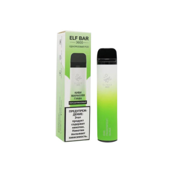 Elfbar (3600 (Киви маракуйя гуава)), 3600 тяг в Новосибирске