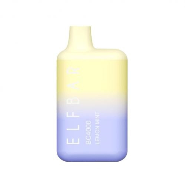 Elf Bar BC4000 Lemon Mint (Лимон с мятой), 4000 тяг в Новосибирске