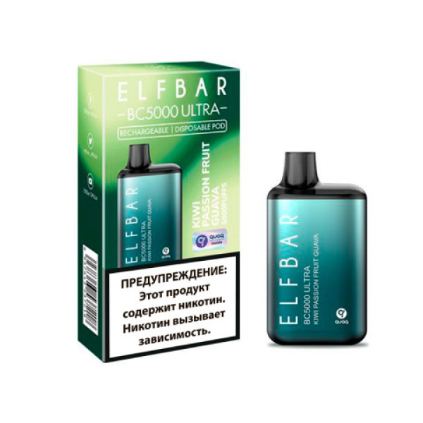 Elfbar BC5000 (Киви маракуйя гуава), 5000 тяг в Новосибирске