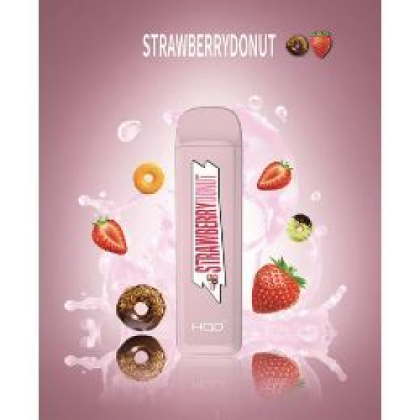 HQD MEGA Strawberry Donut (Клубничный Пончик), 1800 тяг в Новосибирске