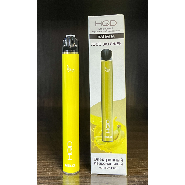 HQD melo banana (банан) 1000 затяжек в Новосибирске