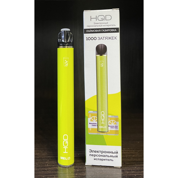 HQD melo laim soda (лаймовая газировка) 1000 затяжек в Новосибирске