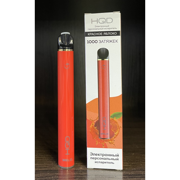HQD melo red apple (красное яблоко) 1000 затяжек в Новосибирске