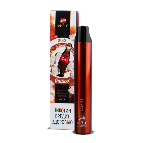 inHale Guliver Hard Cola Ice (Кола Со Льдом) 1500 затяжек в Новосибирске