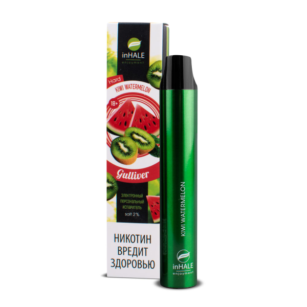 inHale Guliver Hard Kiwi Watermelon (Киви Арбуз) 1500 затяжек в Новосибирске