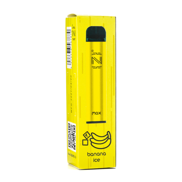 Одноразовая электронная сигарета IZI Max Banana Ice (Банан со льдом) 1600 затяжек в Новосибирске