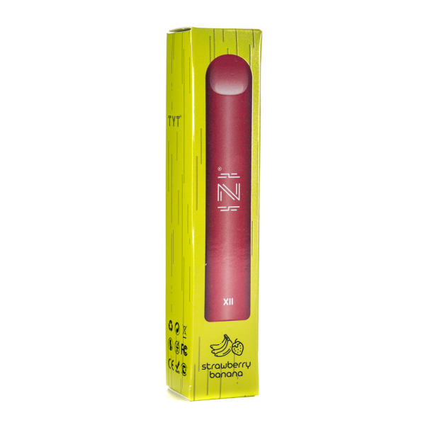 Одноразовая электронная сигарета IZI X2 Strawberry Banana (Клубника Банан) 800 затяжек в Новосибирске