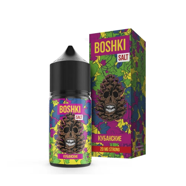 Жидкость BOSHKI Salt Кубанские (Виноград черника хвоя) (30 мл, 20 мг/мл) в Новосибирске