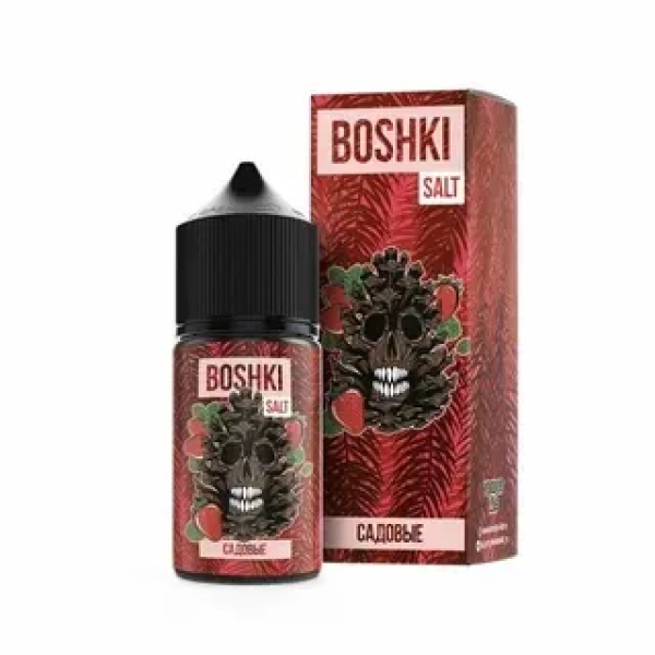 Жидкость BOSHKI Salt Садовые (клубника хвоя) (30 мл, 20 мг/мл) в Новосибирске