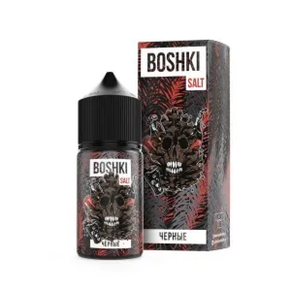 Жидкость BOSHKI Salt Черные (кола хвоя) (30 мл, 20 мг/мл) в Новосибирске