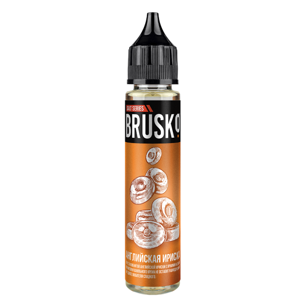 Жидкость Brusko Salt Английская Ириска 30 мл в Новосибирске