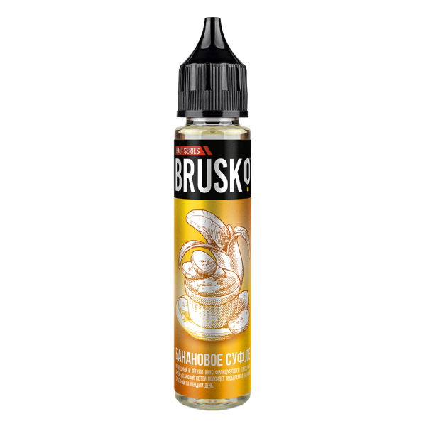 Жидкость Brusko Salt Банановое Суфле 30 мл в Новосибирске